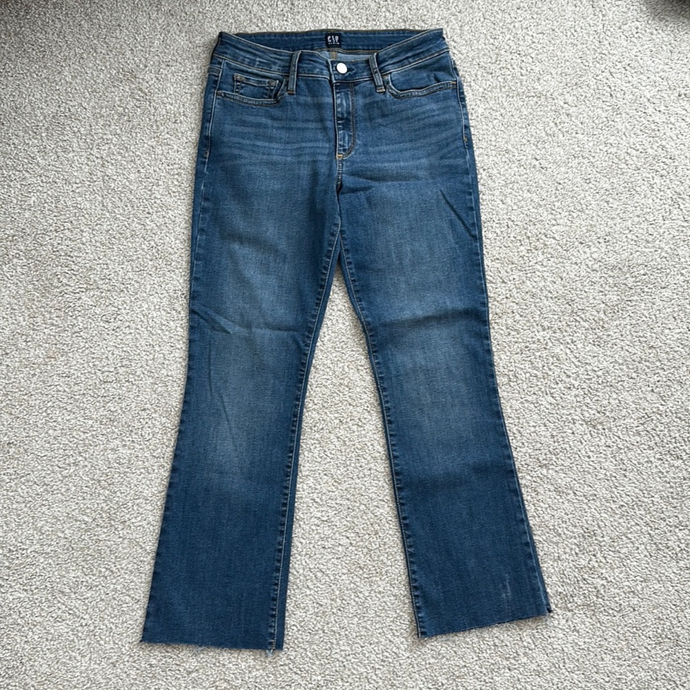 Gap Crop Kick Flare Jeans